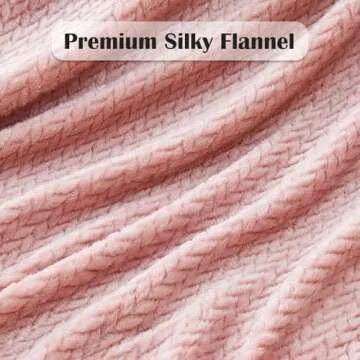 NEWCOSPLAY Dusty Pink Twin Blanket - Soft & Elegant