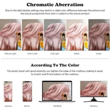 NEWCOSPLAY Dusty Pink Twin Blanket - Soft & Elegant