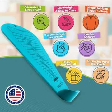 Squatchi Shoe Sizer for Kids | Accurate Home Measuring Device