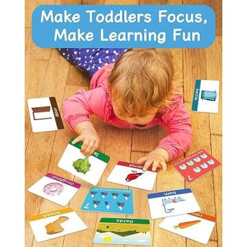 Exorany 101 Toddler Flash Cards - Objects, Numbers & Games, Preschool Kindergarten Toddler Learning ...