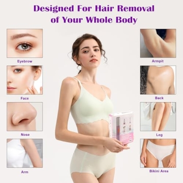 Electric Razor for Women, 4IN1 Mini Portable Hair Remover