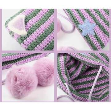 Cute Y2k Cat Ear Beanie for Cozy Winter Style