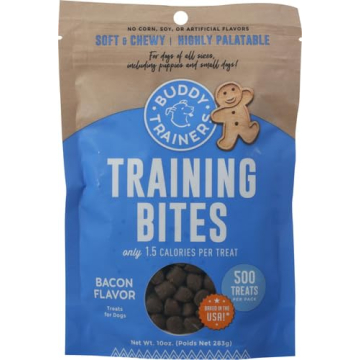 Bacon-Flavored Buddy Biscuits Trainers Soft Chewy Dog Treats