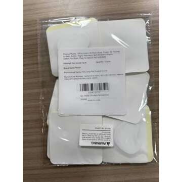 10Pcs Castor Oil Pack Wrap, Highly Absorbent Self-Adhesive Castor Oil Wrap Organic Cotton, No Wash, Easy to Use, Anti-Seepage(Oil Not Included)