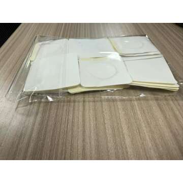 10Pcs Castor Oil Pack Wrap, Highly Absorbent Self-Adhesive Castor Oil Wrap Organic Cotton, No Wash, Easy to Use, Anti-Seepage(Oil Not Included)