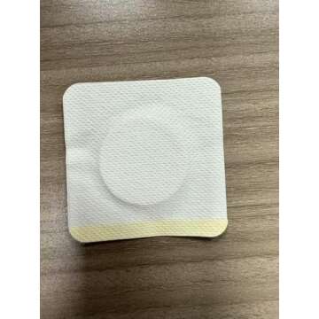 10Pcs Castor Oil Pack Wrap, Highly Absorbent Self-Adhesive Castor Oil Wrap Organic Cotton, No Wash, Easy to Use, Anti-Seepage(Oil Not Included)