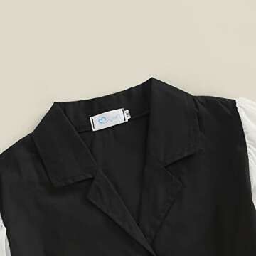 Toddler Baby Girl Tulle Puff Long Sleeve Blouse