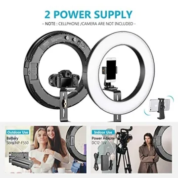 Neewer 14-inch Outer Dimmable Bi-color LED Ring Light Kit