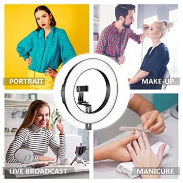 Neewer 14-inch Outer Dimmable Bi-color LED Ring Light Kit