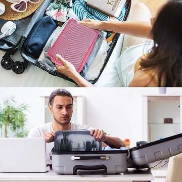 Woanger 12 Pcs Travel Packing Cubes - Stylish & Light