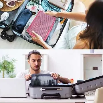 Woanger 12 Pcs Travel Packing Cubes - Stylish & Light