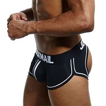 JOCKMAIL Men's Open Back Underwear for Ultimate Comfort