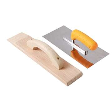 Faynore 4 Piece Concrete Tools Set for Masonry Excellence