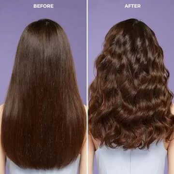 KISS Instawave Deluxe Automatic Rotating Curling Iron, Patented Automotic Spinner, 2-Way Rotation, 1” Ceramic Ionic Wand, Dual Heat Settings, 420° Max Temperature, Black & White