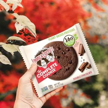 Lenny & Larry's The Complete Cookie, Double Chocolate, Soft Baked, 16g Plant Protein, Vegan, Non-GMO, 4 Ounce Cookie (Pack of 12)