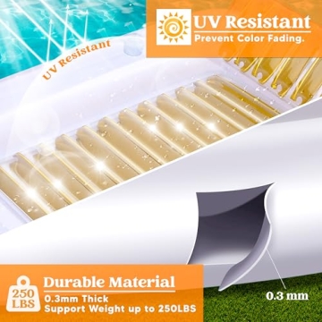 Sloosh Inflatable Tanning Pool Float for Ultimate Relaxation