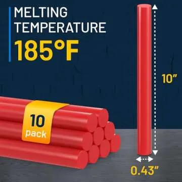 DentOut Monstrous Red PDR Glue Sticks for Effective Dent Removal