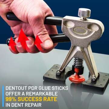 DentOut Monstrous Red PDR Glue Sticks for Effective Dent Removal