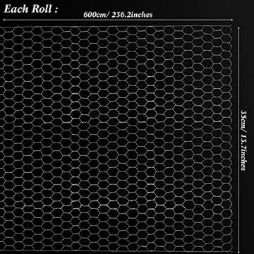 Chicken Wire Net for Craft Floral Chicken Wire Galvanized Hexagonal Wire Mesh Wire Animal Fence Nett...