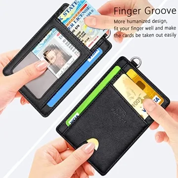 FurArt Slim Minimalist Wallet RFID Blocking for Men Women