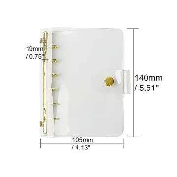 A7 Soft PVC Binder Cover - Cute & Portable Organizer