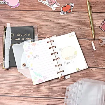 A7 Soft PVC Binder Cover - Cute & Portable Organizer