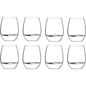 Riedel O Crystal Wine Glass Set of 8 for Cabernet Merlot