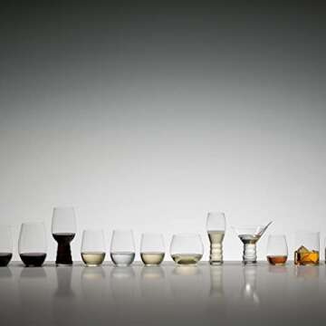 Riedel O Crystal Wine Glass Set of 8 for Cabernet Merlot