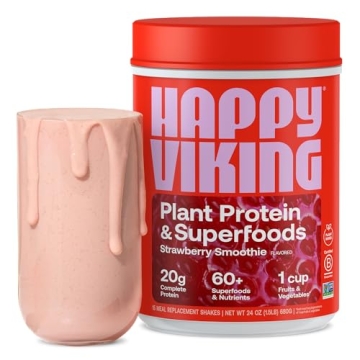 Happy Viking Protein Powder by Venus - 20g Plant Protein, Vegan, Gluten-Free