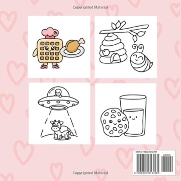 Cute Pairs Coloring Book for Stress-Free Creative Fun