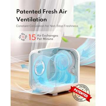 HomeRunPet Drybo Plus Automatic Pet Dryer Box - Ultra Quiet, Smart Temperature Control, 360° Efficient for Cats and Small Dogs