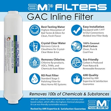 Inline Carbon Water Filter for Pure Clean Drinking Water