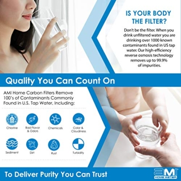 Inline Carbon Water Filter for Pure Clean Drinking Water