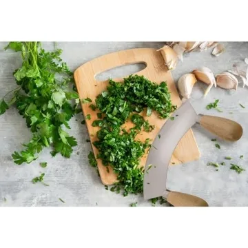 HIC Kitchen Mezzaluna Chopper for Easy Meal Preparation