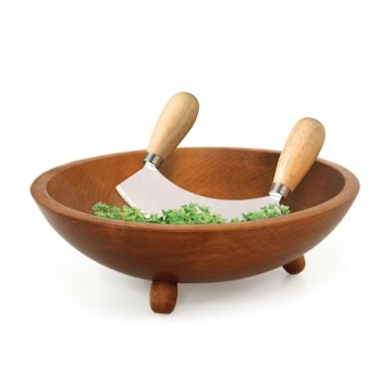 HIC Kitchen Mezzaluna Chopper for Easy Meal Preparation