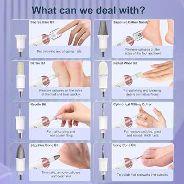 Eletorot Electric Nail File Set for Professional Nail Care