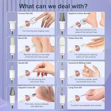 Eletorot Electric Nail File Set for Professional Nail Care