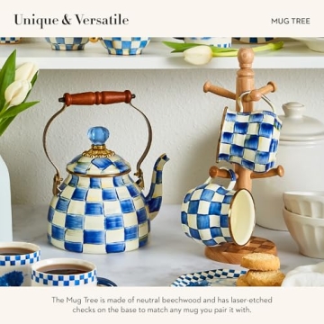 Stylish Mug Tree Stand for 6 Mugs by MacKenzie-Childs