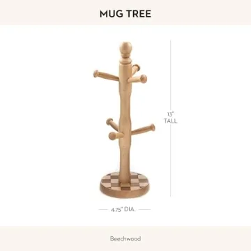 Stylish Mug Tree Stand for 6 Mugs by MacKenzie-Childs