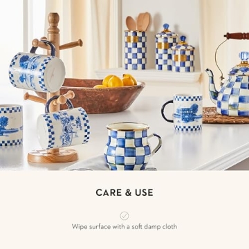 Stylish Mug Tree Stand for 6 Mugs by MacKenzie-Childs