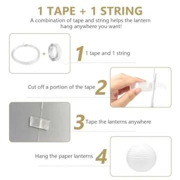 Sage Green Paper Lanterns,16Pack Gold Green White Party Decorations with Tape and String,Hanging Lantern for Bridal Shower Decor,Graduation,Wedding,Tropical,Birthday Party Supplies(Sage Green)