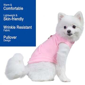 Cozy EXPAWLORER Fleece Dog Vest for All Breeds