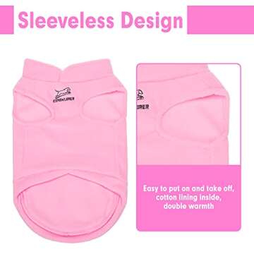 Cozy EXPAWLORER Fleece Dog Vest for All Breeds