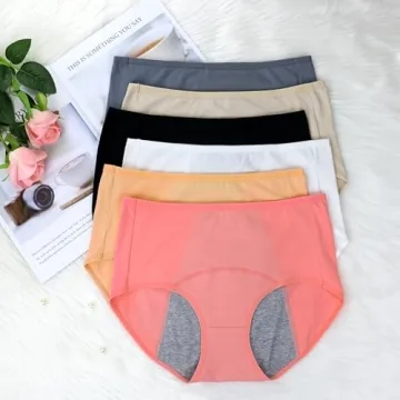 Nalwort Women's Ultra Soft Leak-Proof Menstrual Briefs