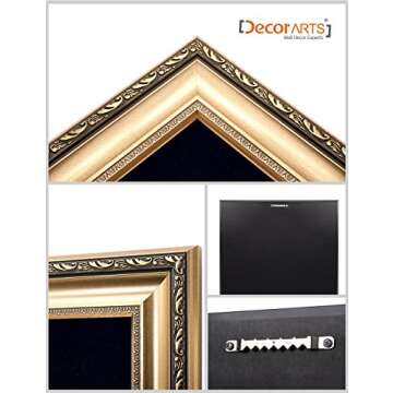 DECORARTS - Girl With A Pearl Earring by Johannes Vermeer. The World Classic Art Reproductions. Giclee Print with Matching Museum Frame, 16x20, Finished size: 22x26