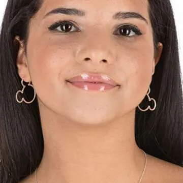 Stylish Disney Mickey Mouse Hoop Earrings for Women