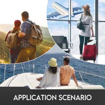 OlarHike 6 Set Packing Cubes for Travel, 3 Various Sizes(Large,Medium,Small), Luggage Organizer Bags for Travel Accessories Travel Essentials, Travel Cubes for Carry on Suitcases (Black)