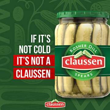 Claussen Kosher Dill Pickle Spears, Fresh and Crunchy