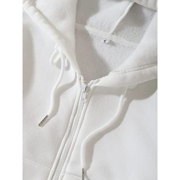 LOFAAC Women Fleece Cropped Hoodie for Effortless Style