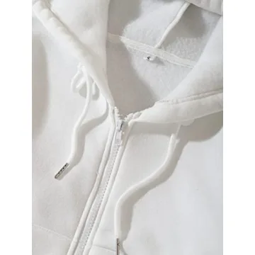 LOFAAC Women Fleece Cropped Hoodie for Effortless Style